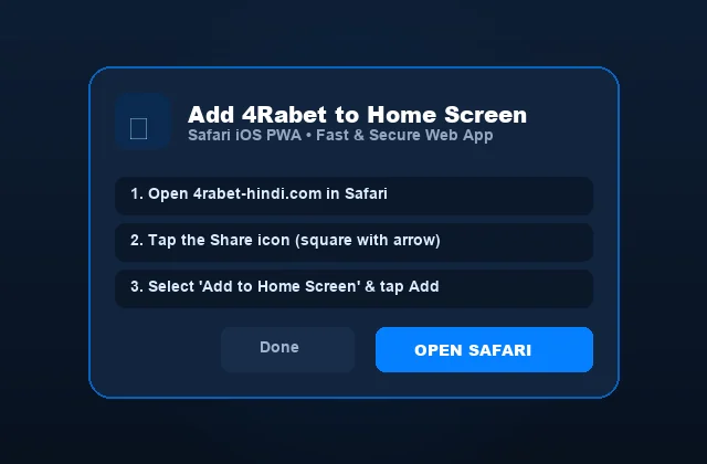 Apple iOS Safari PWA Installation Guide