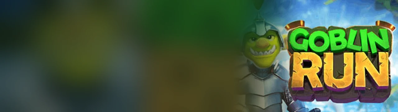 Goblin Run: Goblin Run पेज पर तीसरी जगह यह बैनर खेल का मुख्य दृश्य दिखाता है