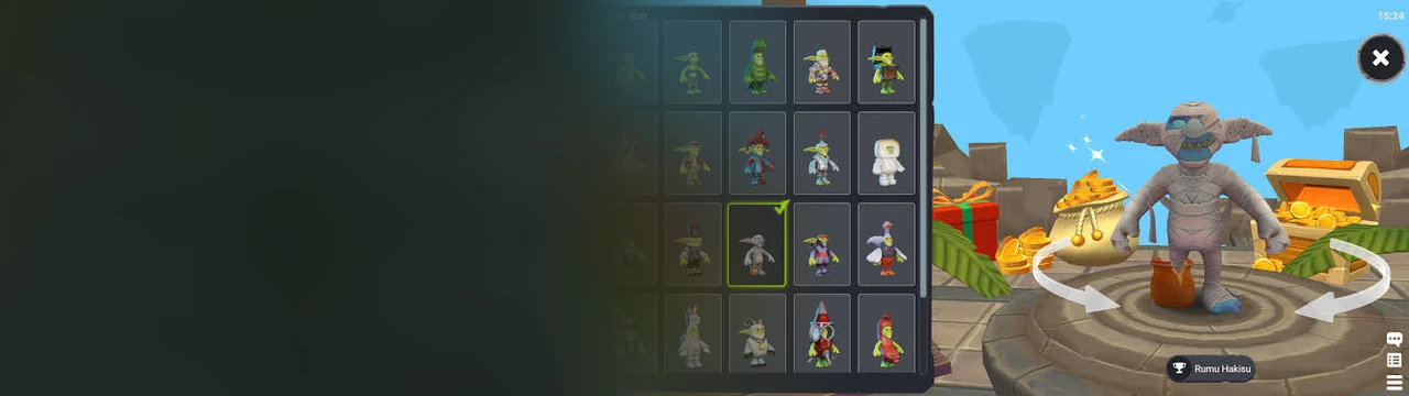 Goblin Run: Goblin Run पेज पर यह बैनर खेल का मुख्य दृश्य दिखाता है