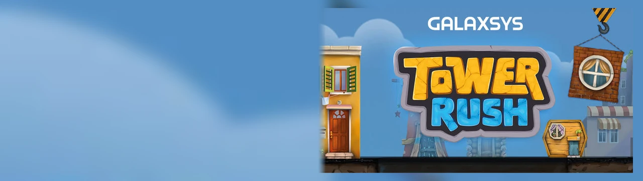 Tower Rush: Tower Rush पेज पर तीसरी जगह यह बैनर खेल का मुख्य दृश्य दिखाता है