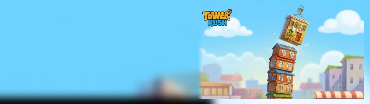 Tower Rush: Tower Rush पेज पर यह बैनर खेल का मुख्य दृश्य दिखाता है
