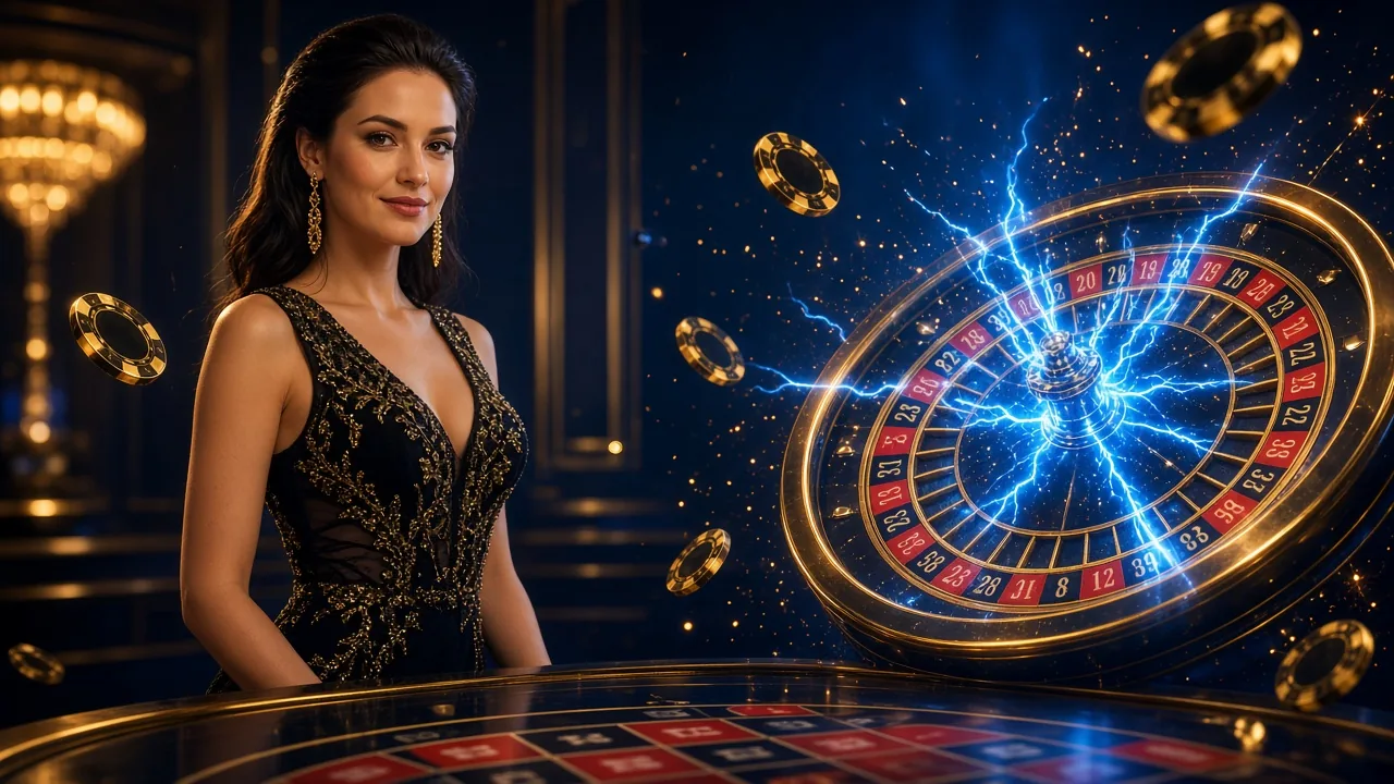 Lightning Roulette: लाइटनिंग मल्टीप्लायर के साथ लाइव रूलेट